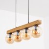 Gastor Lampadario a sospensione, Lampada a sfera, Lampada a sospensione Écru, Nero, 4-Luci