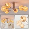 Basto Plafoniera, Lampada a sfera Sabbia, 6-Luci