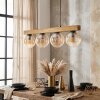 Gastor Lampadario a sospensione, Lampada a sfera, Lampada a sospensione Écru, Nero, 4-Luci