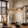 Gastor Lampadario a sospensione, Lampada a sfera, Lampada a sospensione Écru, Nero, 4-Luci