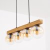Gastor Lampadario a sospensione, Lampada a sfera, Lampada a sospensione Écru, Nero, 4-Luci