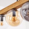 Gastor Lampadario a sospensione, Lampada a sfera, Lampada a sospensione Écru, Nero, 4-Luci