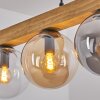 Gastor Lampadario a sospensione, Lampada a sfera, Lampada a sospensione Écru, Nero, 4-Luci