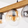 Gastor Lampadario a sospensione, Lampada a sfera, Lampada a sospensione Écru, Nero, 4-Luci
