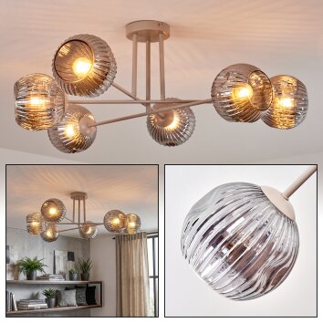 Ripoll Plafoniera, Lampada a sfera Sabbia, 6-Luci