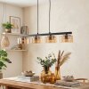 Folar Lampadario a sospensione, Lampada a sospensione LED Nero, 4-Luci