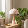 Stile fungo  Forgek Lampada da tavolo Champagne, Aspetto del legno, 1-Luce
