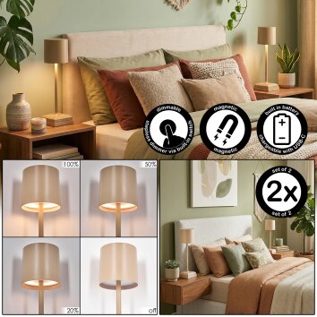 Kaval Lampada da tavolo LED Sabbia, 1-Luce