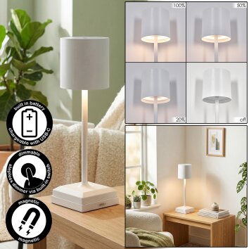 Kaval Lampada da tavolo LED Bianco, 1-Luce