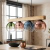 Koyoto Lampadario a sospensione, Lampada a sfera, Lampada a sospensione Écru, Nero, 4-Luci