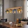 Koyoto Lampadario a sospensione, Lampada a sfera, Lampada a sospensione Écru, Nero, 4-Luci