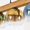 Koyoto Lampadario a sospensione, Lampada a sfera, Lampada a sospensione Écru, Nero, 4-Luci