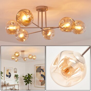 Ripoll Plafoniera, Lampada a sfera Sabbia, 6-Luci