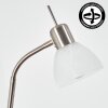 Arcen Lampada da terra LED Nichel opaco, 1-Luce