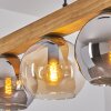 Koyoto Lampadario a sospensione, Lampada a sfera, Lampada a sospensione Écru, Nero, 4-Luci