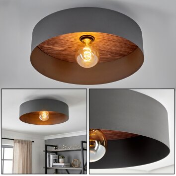 Jonel Plafoniera Grigio, 1-Luce