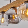 Koyoto Lampadario a sospensione, Lampada a sfera, Lampada a sospensione Écru, Nero, 5-Luci