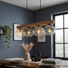 Koyoto Lampadario a sospensione, Lampada a sfera, Lampada a sospensione Écru, Nero, 4-Luci
