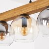 Koyoto Lampadario a sospensione, Lampada a sfera, Lampada a sospensione Écru, Nero, 4-Luci