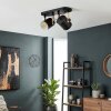 Rebbenas Plafoniera, Faretto da soffitto Écru, Nero, 2-Luci