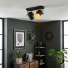 Rebbenas Plafoniera, Faretto da soffitto Écru, Nero, 2-Luci