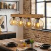 Koyoto Lampadario a sospensione, Lampada a sfera, Lampada a sospensione Écru, Nero, 4-Luci