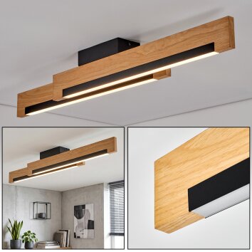 Inzino Plafoniera LED Écru, Nero, 1-Luce