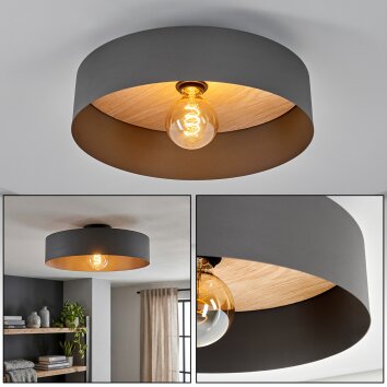 Jonel Plafoniera Grigio, 1-Luce