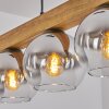 Koyoto Lampadario a sospensione, Lampada a sfera, Lampada a sospensione Écru, Nero, 5-Luci