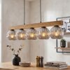 Ripoll Lampadario a sospensione, Lampada a sfera, Lampada a sospensione Écru, Nero, 5-Luci