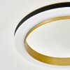 Tulor Plafoniera LED Nero, 1-Luce