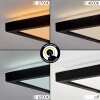 Zuren Plafoniera, Panel LED Nero, 1-Luce