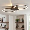 Koman Plafoniera LED Nero, 1-Luce