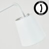 Talor Lampada da terra Bianco, 1-Luce
