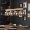 Ripoll Lampadario a sospensione, Lampada a sfera, Lampada a sospensione Écru, Nero, 4-Luci