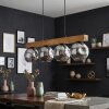 Ripoll Lampadario a sospensione, Lampada a sfera, Lampada a sospensione Écru, Nero, 4-Luci
