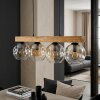 Ripoll Lampadario a sospensione, Lampada a sfera, Lampada a sospensione Écru, Nero, 4-Luci