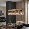 Koyoto Lampadario a sospensione, Lampada a sfera, Lampada a sospensione Écru, Nero, 4-Luci