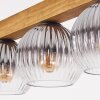 Koyoto Lampadario a sospensione, Lampada a sfera, Lampada a sospensione Écru, Nero, 4-Luci