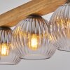 Koyoto Lampadario a sospensione, Lampada a sfera, Lampada a sospensione Écru, Nero, 4-Luci