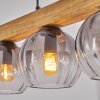 Koyoto Lampadario a sospensione, Lampada a sfera, Lampada a sospensione Écru, Nero, 4-Luci