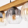 Koyoto Lampadario a sospensione, Lampada a sfera, Lampada a sospensione Écru, Nero, 4-Luci