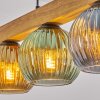 Koyoto Lampadario a sospensione, Lampada a sfera, Lampada a sospensione Écru, Nero, 5-Luci