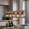 Koyoto Lampadario a sospensione, Lampada a sfera, Lampada a sospensione Écru, Nero, 5-Luci