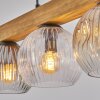 Ripoll Lampadario a sospensione, Lampada a sfera, Lampada a sospensione Écru, Nero, 4-Luci
