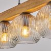 Ripoll Lampadario a sospensione, Lampada a sfera, Lampada a sospensione Écru, Nero, 5-Luci