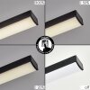 Velon Plafoniera LED Nero, 1-Luce