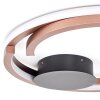 Miral Plafoniera LED Bronzo, 1-Luce, Telecomando