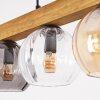 Koyoto Lampadario a sospensione, Lampada a sfera, Lampada a sospensione Écru, Nero, 4-Luci