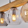 Koyoto Lampadario a sospensione, Lampada a sfera, Lampada a sospensione Écru, Nero, 4-Luci